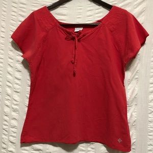 SALE Columbia Front Tie Top